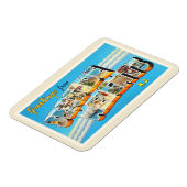 シーサイドハイツニュージャージーNJヴィンテージポストカード – マグネット (左側)