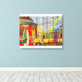 シーサイドハイツボードウォークI キャンバスプリント (インサイチュ (ウッドフロア))