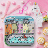 シーサイドハーバーテーマドパーティー紙プレート ペーパープレート (パーティー)