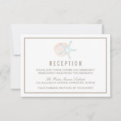 シーサイドパステルズウェディングレセプション 招待状 (正面)