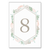 シーサイドパステル |コーストビーチシーシェル テーブルナンバー (裏面)