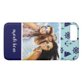 シーサイドパターン |写真と名前 Case-Mate iPhoneケース (裏面(横))