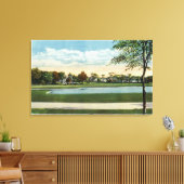 シーサイドパークビューオブ鏡湖 キャンバスプリント (インサイチュ (リビング))