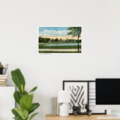 シーサイドパークビューオブ鏡湖 ポスター (ホームオフィス)