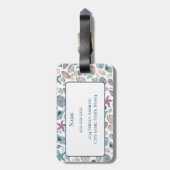 シーサイドパーソナライズされたラゲッジタグ ラゲッジタグ (裏面縦)