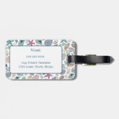 シーサイドパーソナライズされたラゲッジタグ ラゲッジタグ (裏面横)