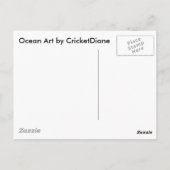 シーサイドビュー海アートはがき ポストカード (裏面)