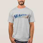シーサイドビーチタンク（黒） Tシャツ (正面)