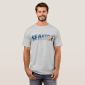 シーサイドビーチタンク（黒） Tシャツ (正面フル)