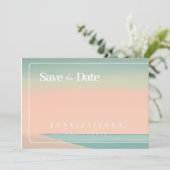 シーサイドビーチフラット日付カードを保存 セーブザデート (スタンド正面)