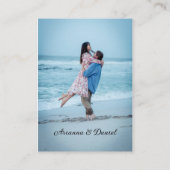 シーサイドビーチブルーシーシェルレジストリWebサイト エンクロージャーカード (裏面)