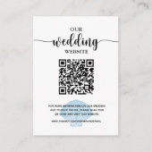 シーサイドビーチブルーシーシェルレジストリWebサイト エンクロージャーカード (正面)