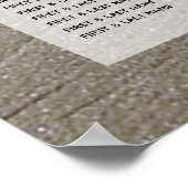 シーサイドビーチ結婚と砂の座席表 ポスター (角)