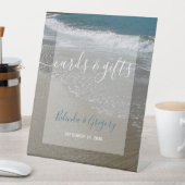 シーサイドビーチ&サンドウェディングカード&ギフト 台座サイン (インサイチュ)