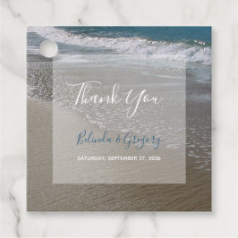 シーサイドビーチ&結婚サンドの贈り物 フェイバータグ