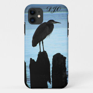 シーサイドヘロンシルエット iPhone 11 ケース
