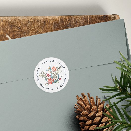 シーサイドホリデイ差出人住所 ラウンドシール