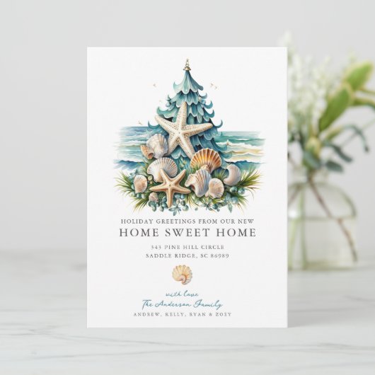 シーサイドホリデーのクリスマスの引越しのお知らせ 案内状 (スタンド正面)