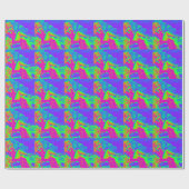 シーサイドホリデーアポップ・アートのート ラッピングペーパー (フラット)