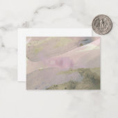 "シーサイドメモリーズ":オリジナル抽象芸術アートノートカード ノートカード (正面/裏面インサイチュ)