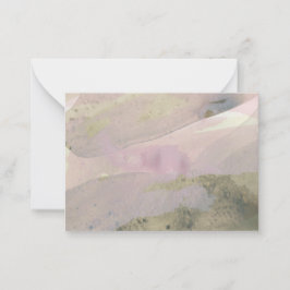 "シーサイドメモリーズ":オリジナル抽象芸術アートノートカード ノートカード