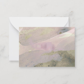 "シーサイドメモリーズ":オリジナル抽象芸術アートノートカード ノートカード