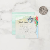 シーサイドメリーランドカニ結婚沿岸 ノートカード (正面/裏面インサイチュ)