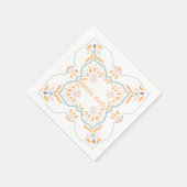 シーサイドモザイクナプキン スタンダードカクテルナプキン (角)