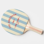 シーサイドライトスカイストライピングとファミリ名 卓球ラケット (横)