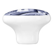 シーサイドライトハウスバイザシーブルー&ホワイト セラミックノブ (側面)