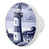 シーサイドライトハウスバイザシーブルー&ホワイト セラミックノブ (右)