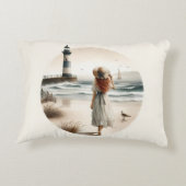 シーサイドライトハウス散歩 アクセントクッション (裏面)