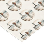 シーサイドライトハウス散歩 ショートテーブルランナー (コーナー)