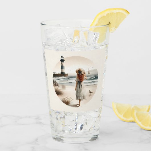 シーサイドライトハウス散歩 タンブラーグラス (アイス裏面)