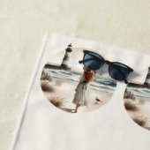 シーサイドライトハウス散歩 ビーチタオル (インサイチュ)