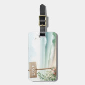 シーサイドラブビーチ ラゲッジタグ (正面縦)