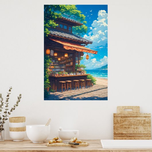 シーサイドランタンの茶屋 ポスター (キッチン)