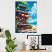 シーサイドランタンの茶屋 ポスター (ホームオフィス)