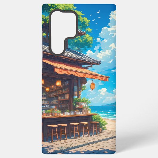 シーサイドランタンの茶屋 SAMSUNG GALAXYケース (裏面)