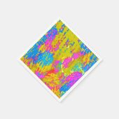 シーサイドランダム（ばちゃばちゃ）跳ねる スタンダードカクテルナプキン (角)