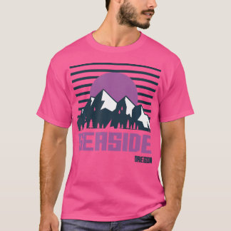 シーサイドレイクオレゴンヴィンテージマウンテンズハイキングキャンプ Tシャツ