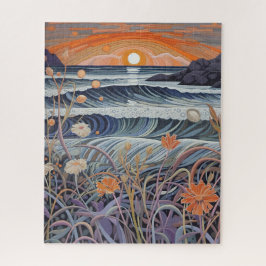 シーサイドワイルドフラワービーチ ジグソーパズル