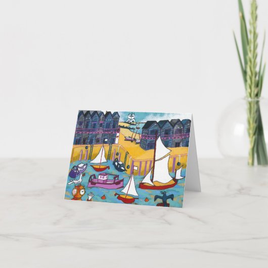 シーサイド挨拶カード – Whitstable カード (正面)