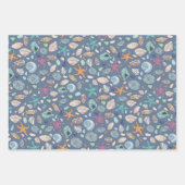 シーサイド紙セット3 ラッピングペーパーシート (正面2)