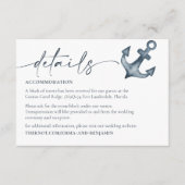 シーサイド結婚の詳細エンクロージャカード エンクロージャーカード (正面)