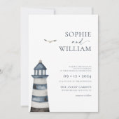 シーサイド結婚式招待状 招待状 (正面)