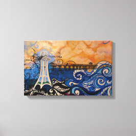 シーサイド通りアート キャンバスプリント