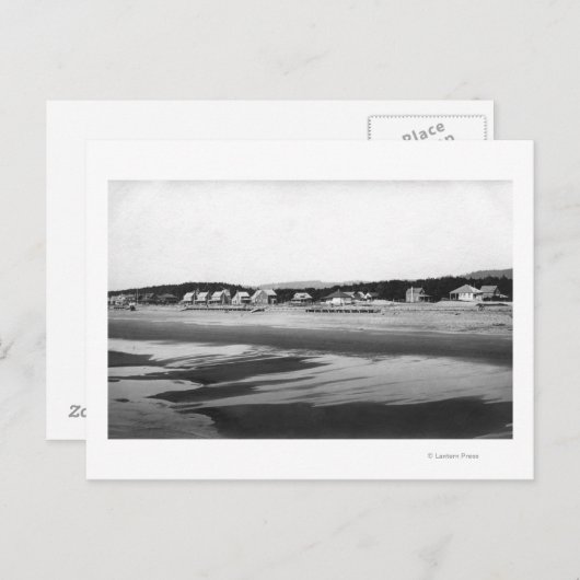 シーサイド、オレゴンビーチ、コテージの北 ポストカード (正面/裏面)