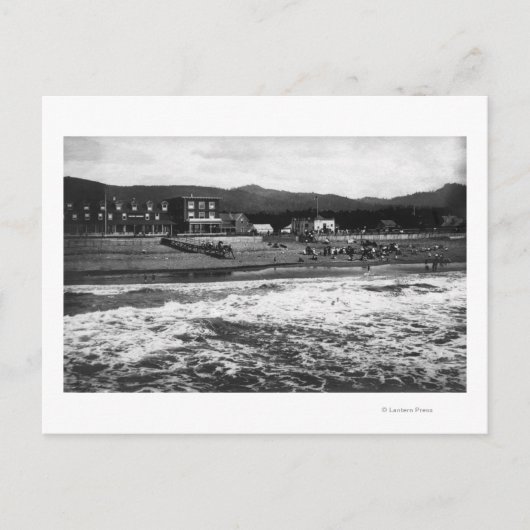 シーサイド、オレゴンビーチ、ホテルムーア ポストカード (正面)