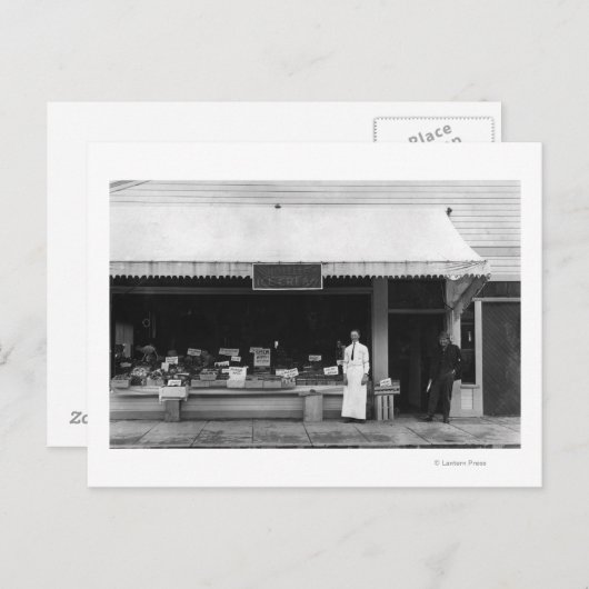 シーサイド、オレゴン州のオーダーアイスクリームショップ ポストカード (正面/裏面)